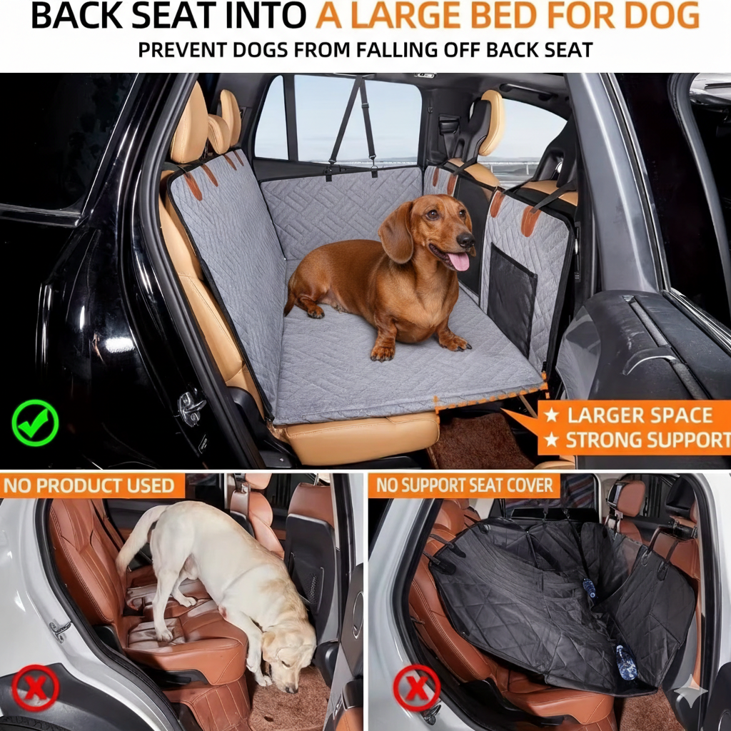 Premium Waterproof Dog Car Hammock